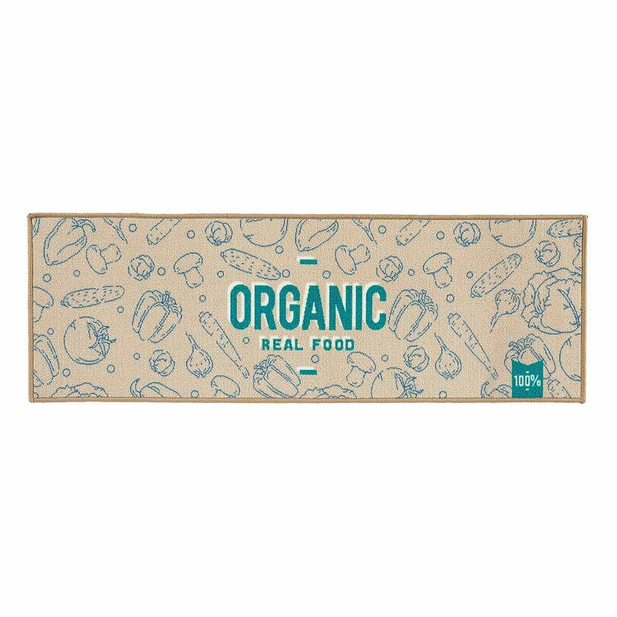 Tappeto Kinvara Organic Beige 40 x 120 cm 40 x 0,05 x 119 cm Multiuso (12 Unità)